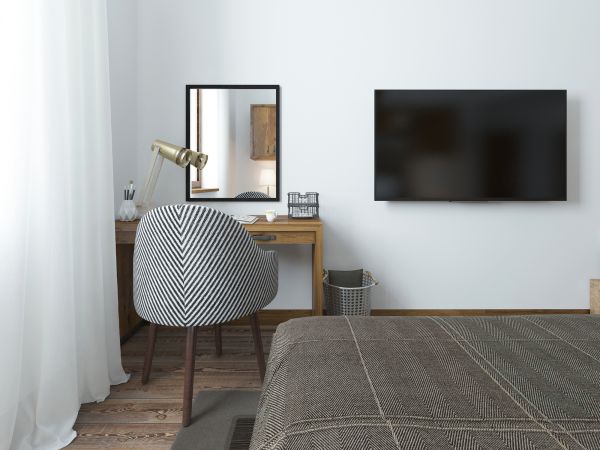 Bedroom TV Installation